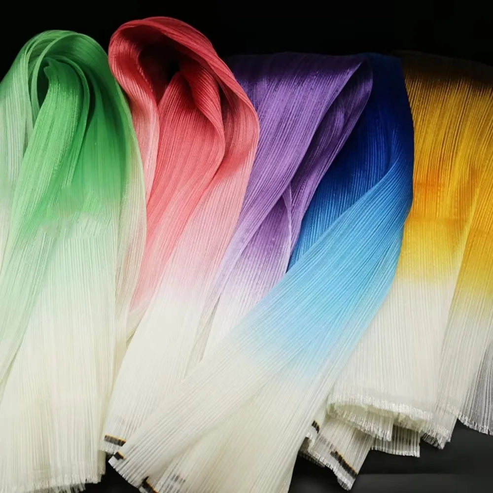 Gradient Pleated Organza Mesh Fabric – DIY Wedding Decor Organza Mesh Fabric Axl