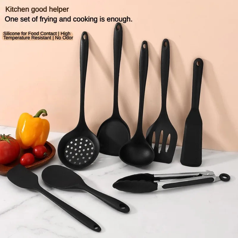 Food-Grade Silicone Kitchen Tools Set | Heat-Resistant Spoon Silicone Kitchen Tools Axl