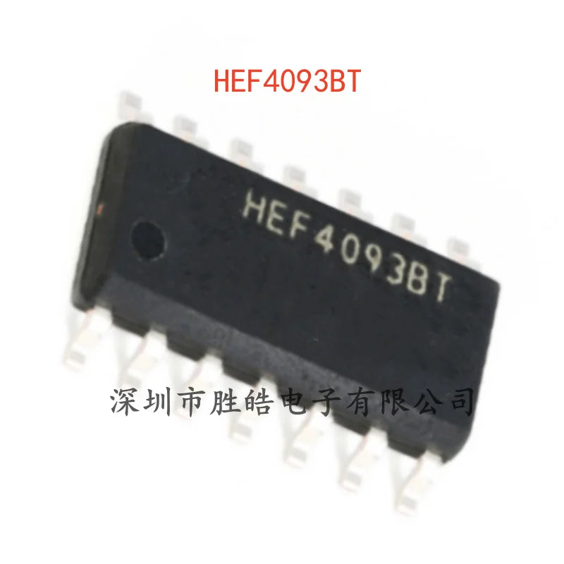 HEF4093BT NAND Schmitt Trigger IC SOIC-14 – Pack of 10 Integrated Circuit Axl Default Title