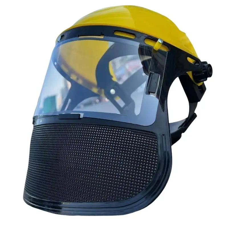 Garden Safety Helmet Full Face Mesh Shield | Forestry Safety Helmet Axl