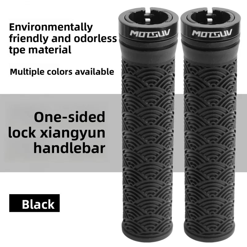 Ergonomic MTB Bike Handlebar Grips – Non-Slip Lock-On Pair Bike Handlebar Grips Axl