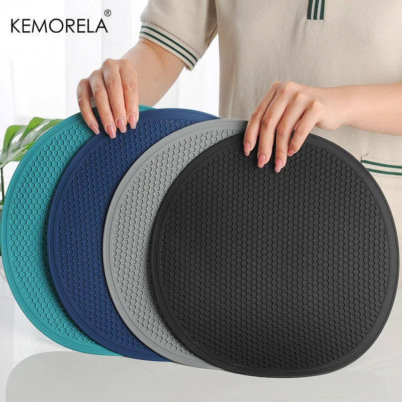 30cm Silicone Placemat – Honeycomb Nonslip Heat-Resistant Mat Silicone Table Mat Axl