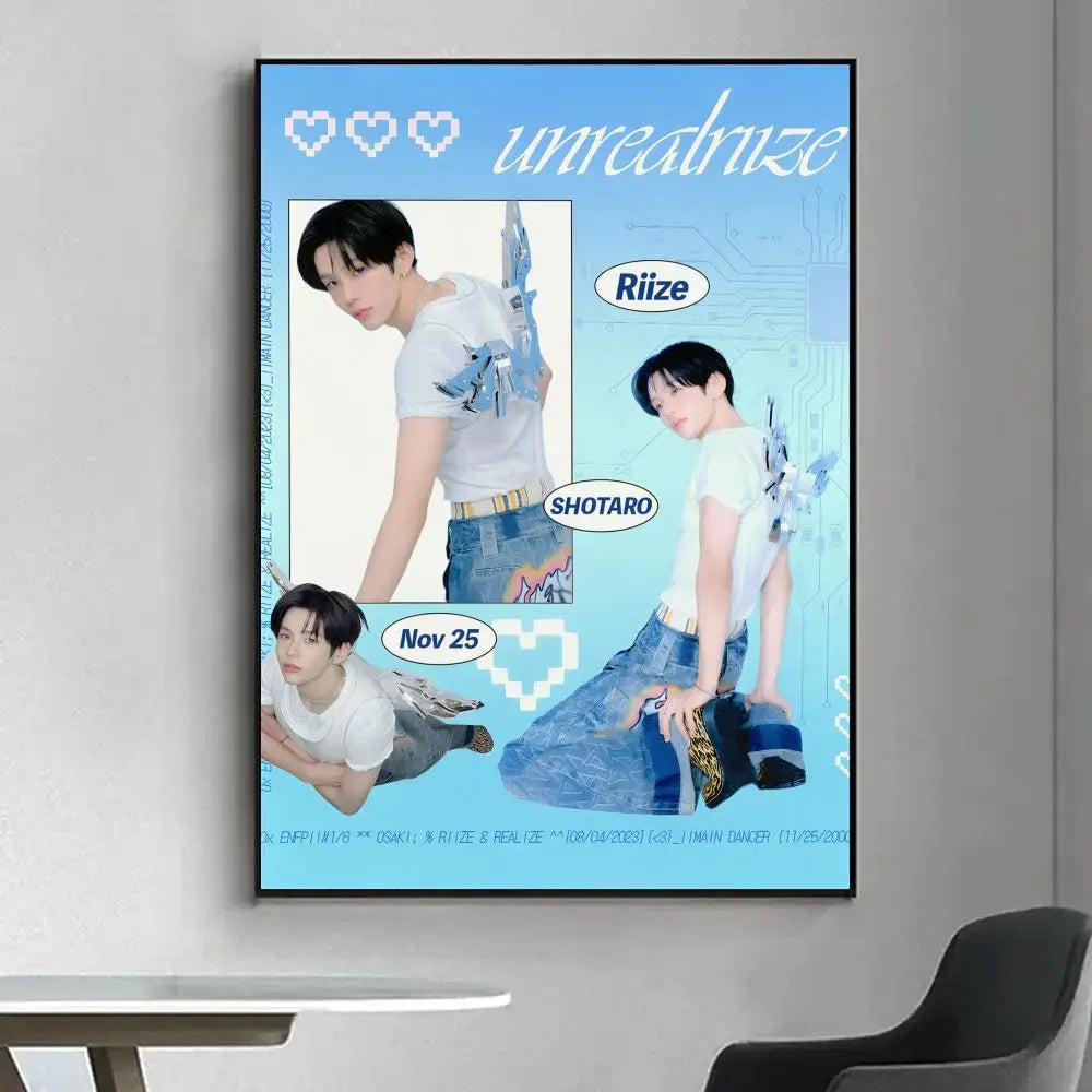 Kpop Shotaro HD Wall Poster – Waterproof Aesthetic Decor Wall Art Poster Axl
