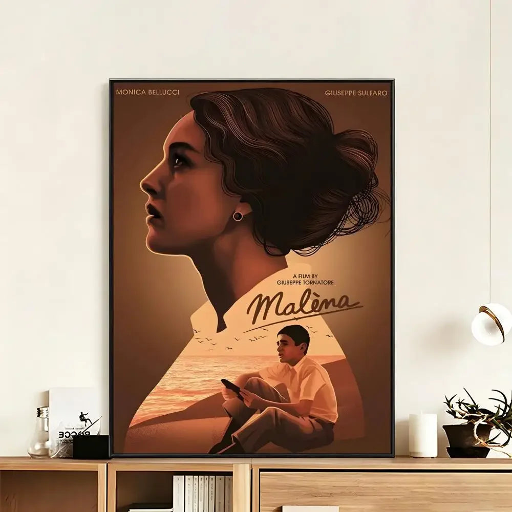Malena Movie Poster – HD Waterproof Wall Art Print Movie Wall Poster Axl