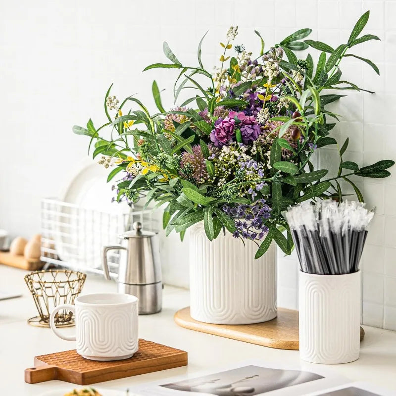 Ceramic Arch Utensil Holder – Farmhouse Kitchen Organizer Utensil Holder Axl