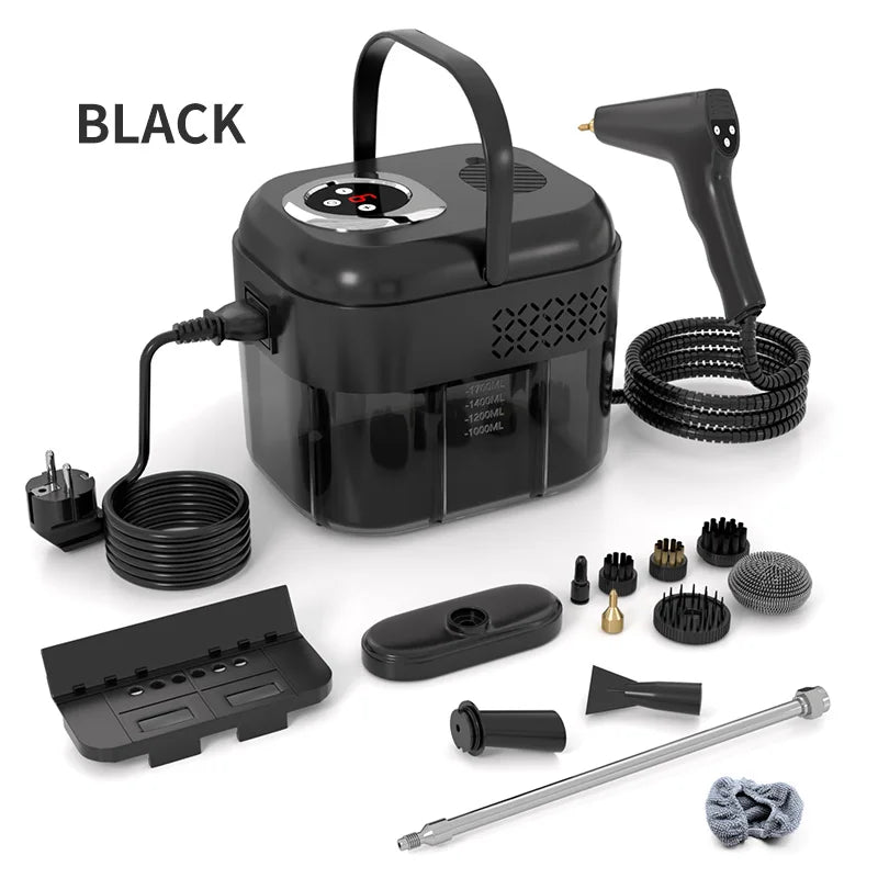 BALASHOV 1500W Handheld Steam Cleaner | Kitchen Car & Home Handheld Steam Cleaner Axl black 110 V
