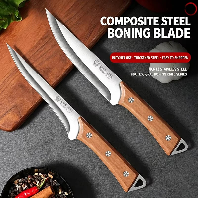 Stainless Steel Carving Knife with Blade Guard & Wood Handle Kitchen Carving Knife Axl