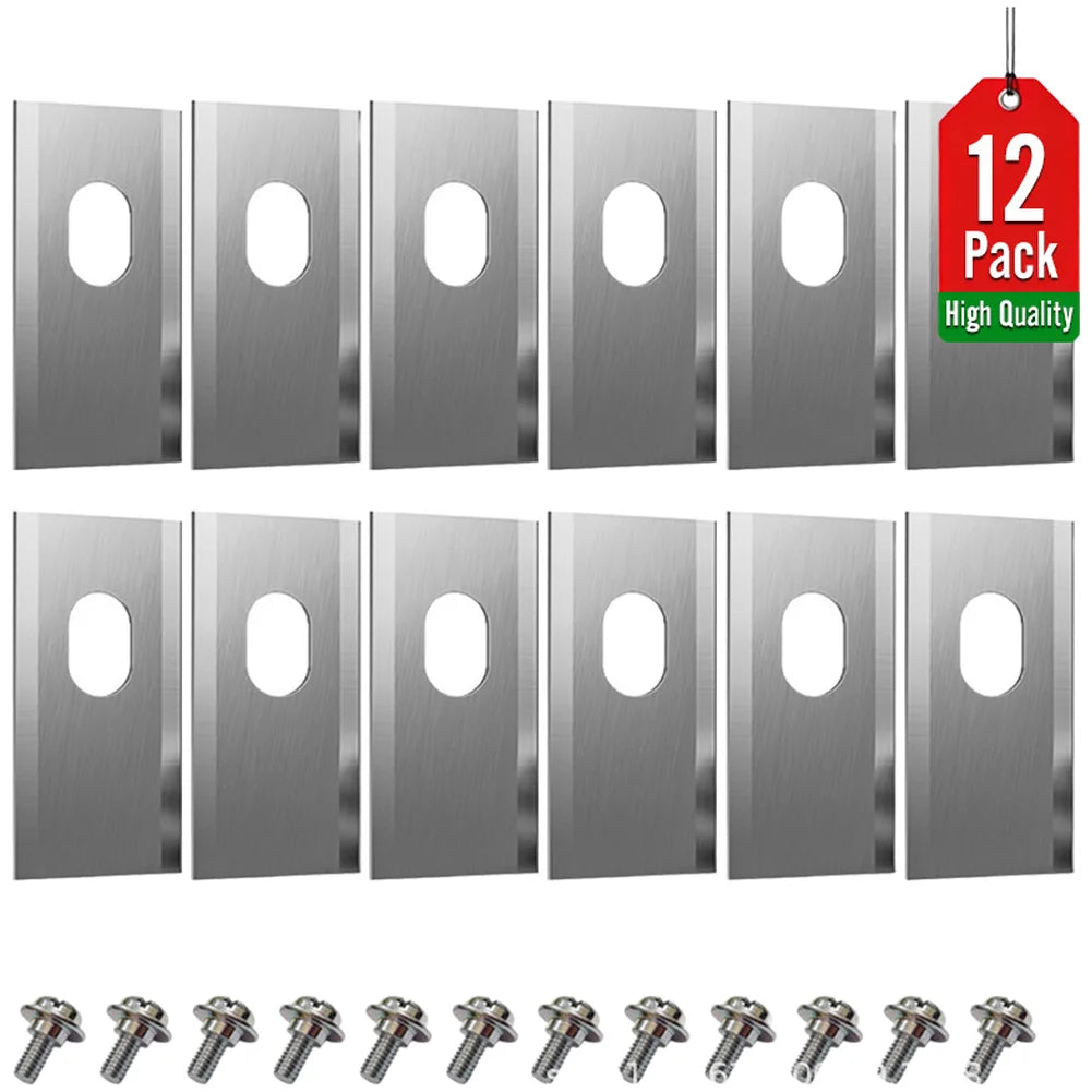 Titanium Robotic Lawn Mower Replacement Blades 6 & 12 Pack Mower Replacement Blades Axl 12pcs sliver China Mainland