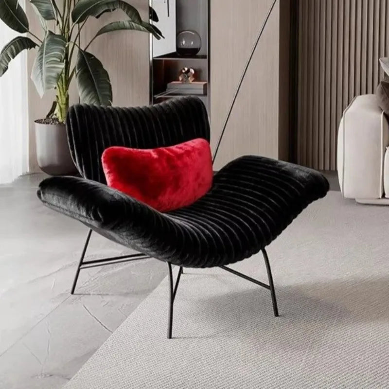 Luxury Velvet Single Sofa Chair – Modern Living Room Armchair Luxury Armchair Axl
