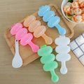 3-Grid Rice Ball Mold with Spoon – DIY Sushi & Bento Maker Rice Ball Mold Axl random color