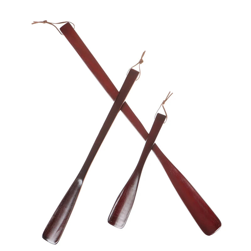 Professional Wooden Shoe Horn – Long Handle Shoe Lifter Wooden Shoe Horn Axl