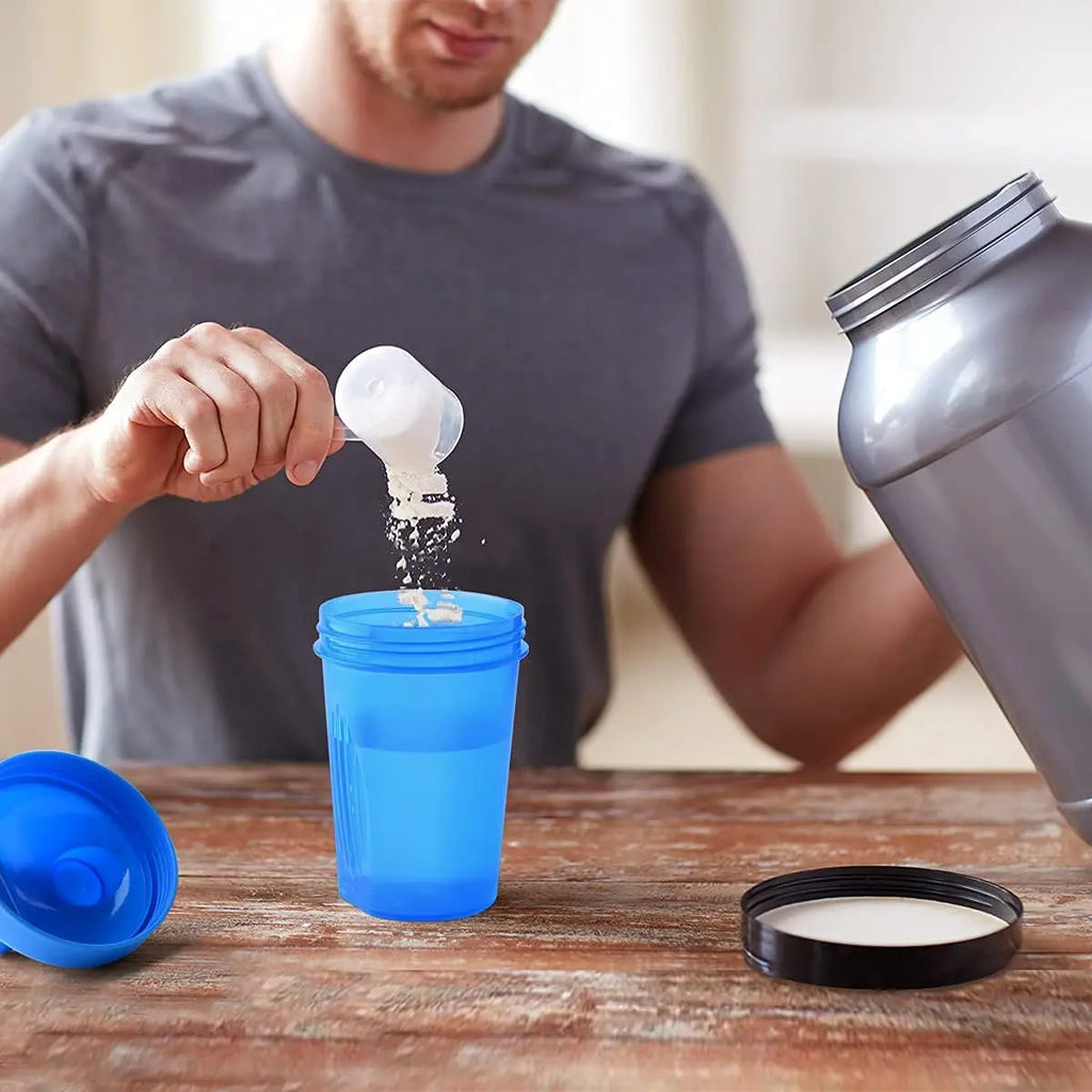 Leeseph 400ml Leak-Proof Shaker Bottle with Mixing Ball Protein Shaker Bottle Axl