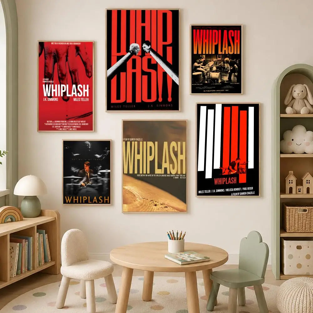 Whiplash Movie Poster – Self-Stick HD PVC Waterproof Wall Art Movie Wall Poster Axl