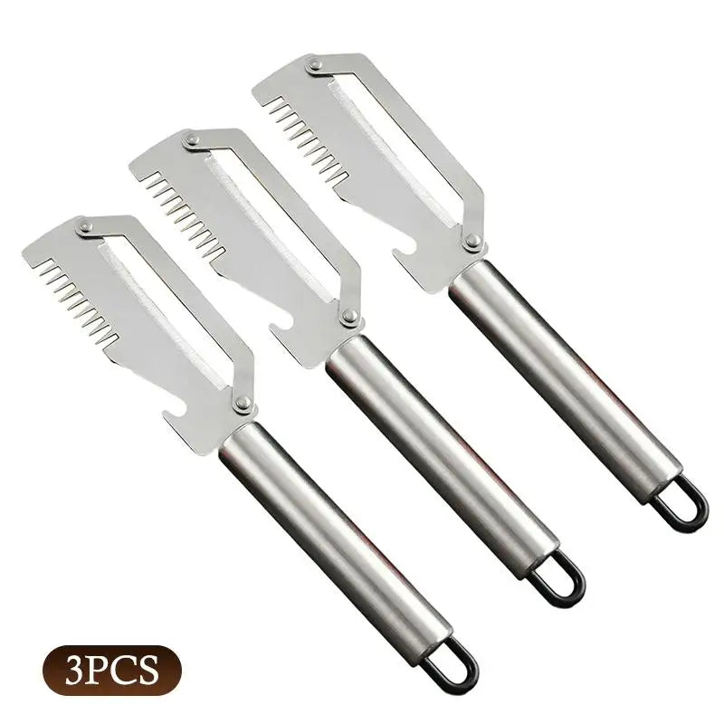 Stainless Steel Scallion Peeler Knife – 1/2/3 Pcs Set Vegetable Peeling Knife Axl 3PCS