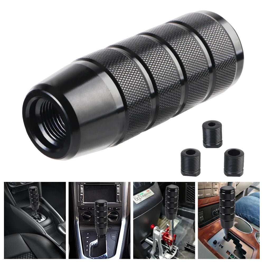 Universal Aluminum Knurled Gear Shift Knob 95MM Manual Gear Shift Knob Axl