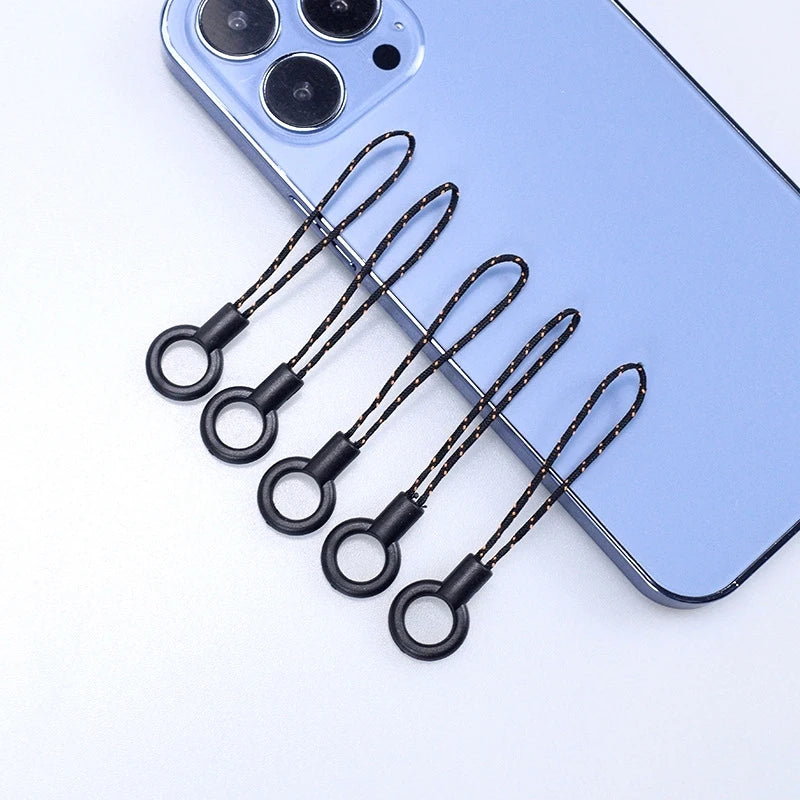 10-Pack Mini Silicone Phone Lanyard Keychain Loop & Charm Holder Phone Lanyard Loop Axl
