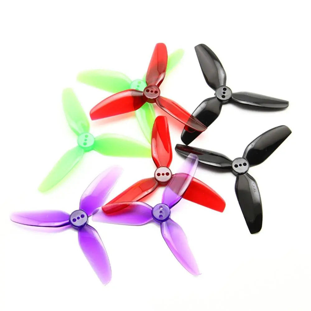 HQProp T3X3X3 3" PC Propellers 3-Blade CW/CCW FPV – 2 Pairs FPV Drone Propellers Axl