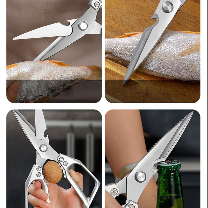 Heavy-Duty Kitchen Shears | Stainless Steel Poultry Scissors Kitchen Shears Axl