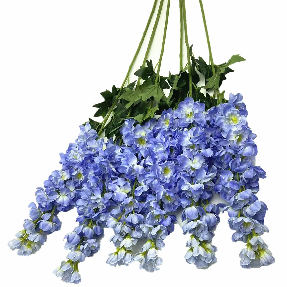 Artificial Delphinium Branch 100cm – Silk Larkspur Flower Stem Artificial Flower Branch Axl