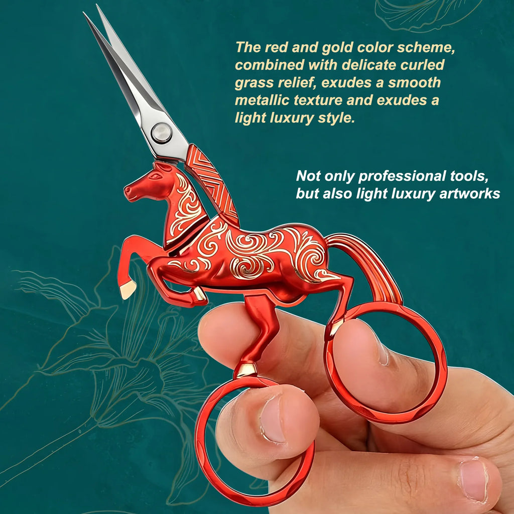 Horse Shape Sewing Scissors – Stainless Steel Thread Cutter Sewing Scissors Axl