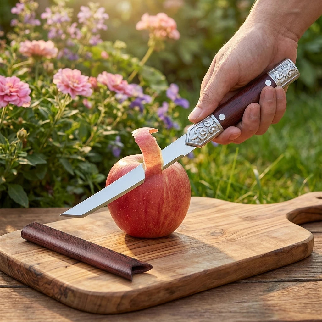 Stainless Steel Camping Fruit Knife – Portable Outdoor Peeling Knife Outdoor Camping Knife Axl