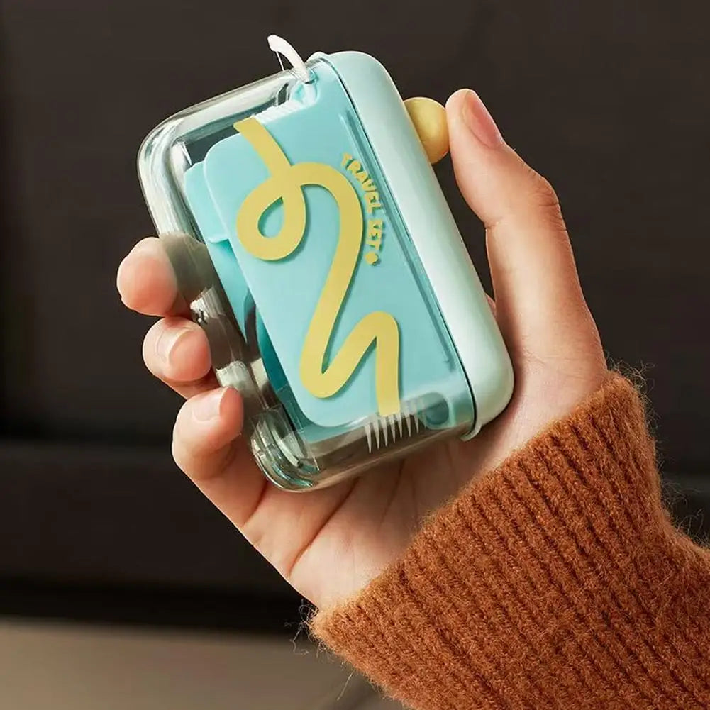 Automatic Pop-Up Dental Floss Pick Dispenser Travel Case Floss Pick Dispenser Axl
