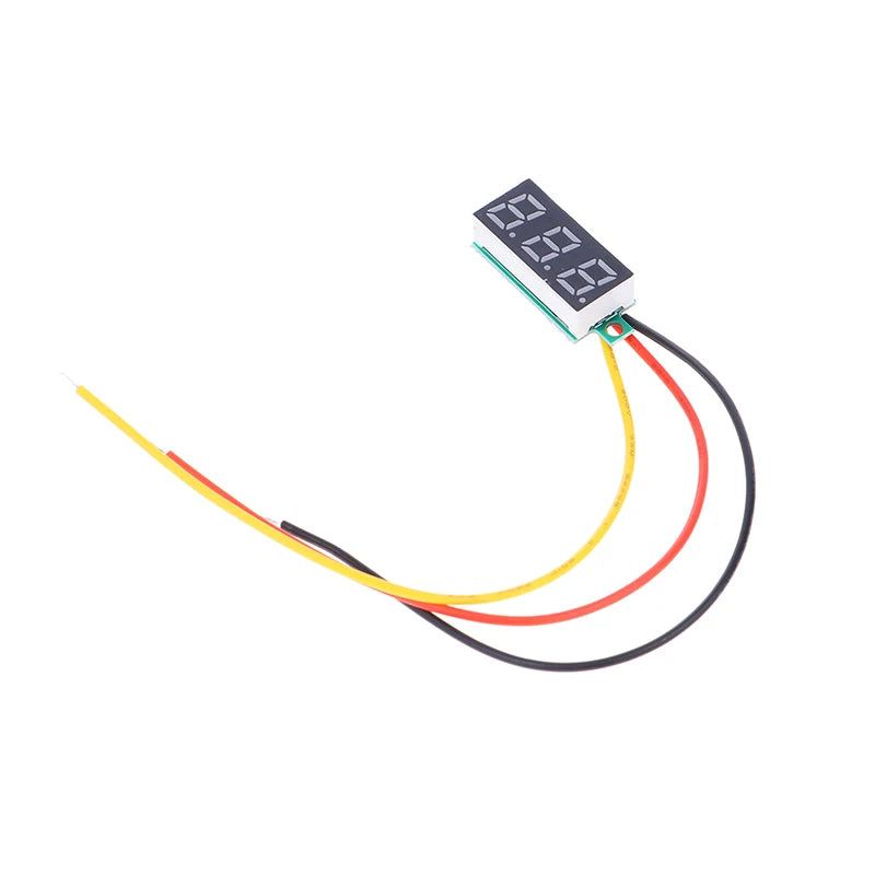 Mini Digital DC Voltmeter 0–100V | 0.28" Voltage Tester Digital Voltmeter Axl