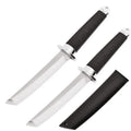 Japanese Fixed Blade Camping Survival Knife | Dragon Bone 22.5cm Fixed Blade Knife Axl 2pcs