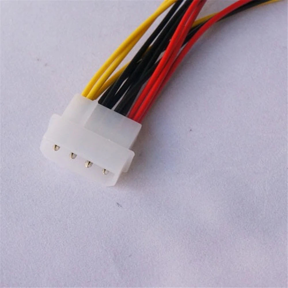 4-Pin Molex IDE Male to 3-Port Female Power Splitter Cable Power Splitter Cable Axl