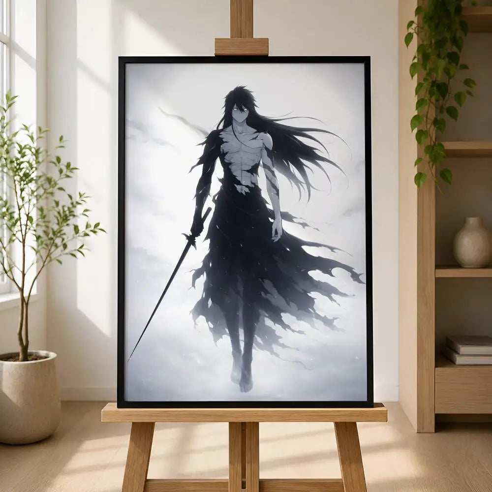 Ichigo Kurosaki Anime Wall Poster – HD Self-Adhesive Art Print Anime Wall Poster Axl