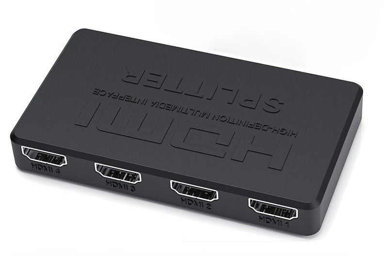 1 in 4 Out HDMI Splitter 4K | 1x4 Hub for PS4, TV & Laptop HDMI Splitter Hub Axl 1 in 4 out-1pcs