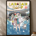 Laid-Back Camp Anime Poster – HD Self-Stick PVC Wall Art Anime Wall Poster Axl White03 50X70cmNoframe