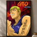 GTO Great Teacher Onizuka HD Wall Poster – Self-Stick Anime Wall Poster Axl White17 60X90cmNoframe