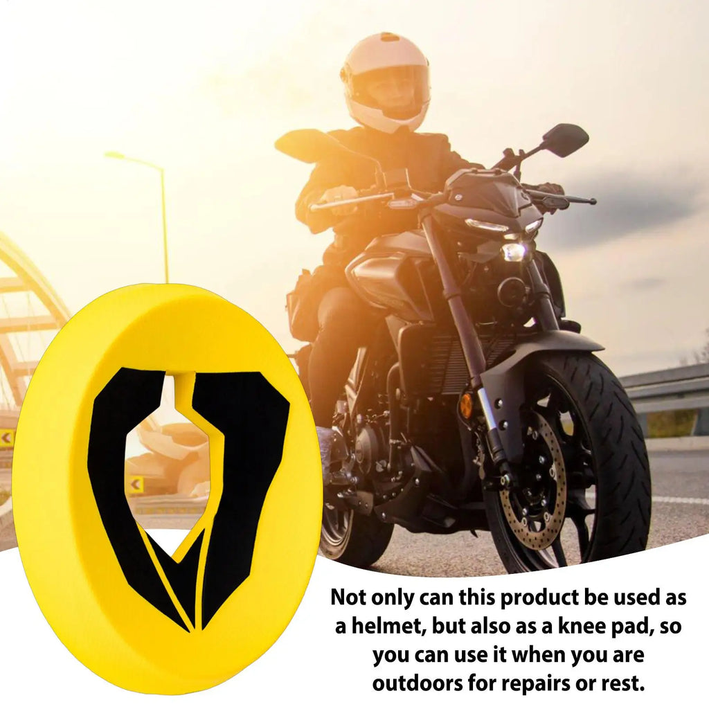 Motorcycle Helmet Support Donut Ring & Service Pad – PU Helmet Accessory Pad Axl
