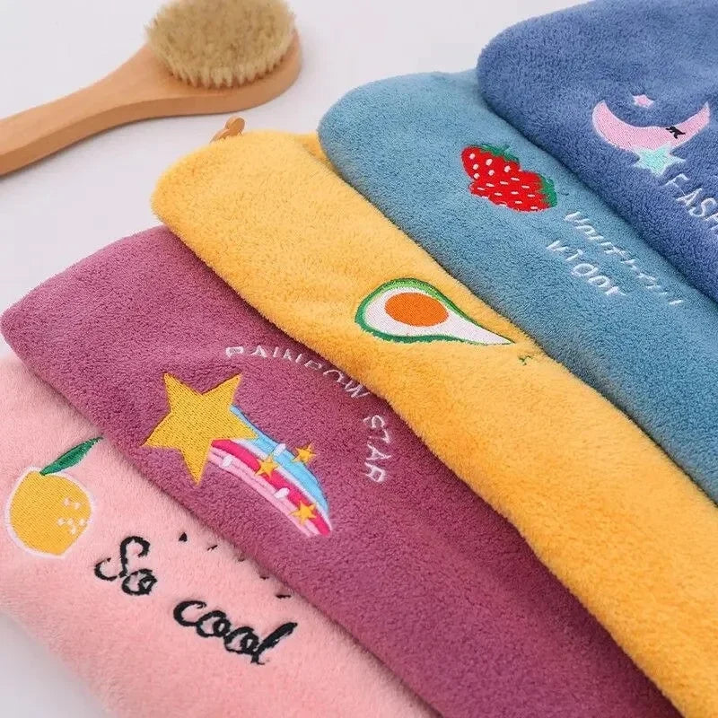 Quick-Dry Microfiber Hair Turban Towel Cap – Super Absorbent Hair Drying Turban Axl