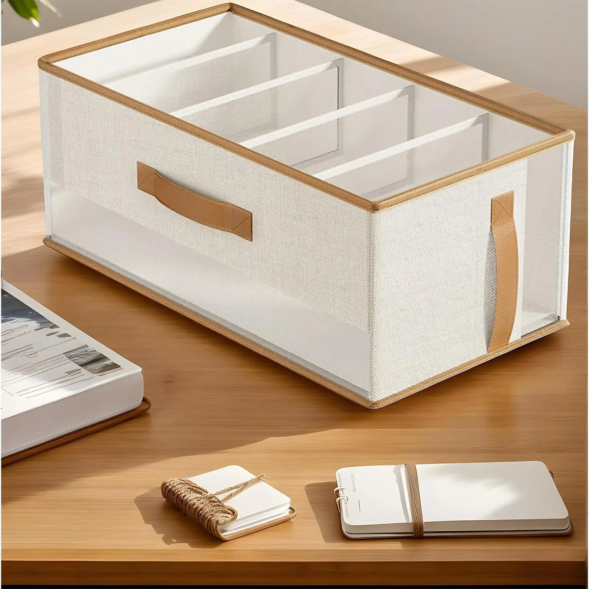 Foldable Closet Purse Organizer – 5-Compartment Wardrobe Bin Closet Organizer Bin Axl Default Title