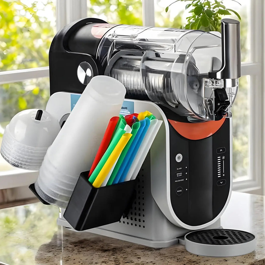 Side-Mount Cup Lid & Straw Organizer Rack | Counter Storage Counter Storage Rack Axl