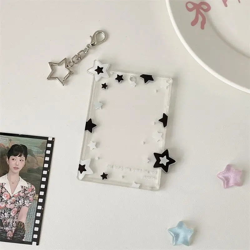Star Photocard Holder 3 Inch – Acrylic Card Display Pendant Photocard Holder Axl A7