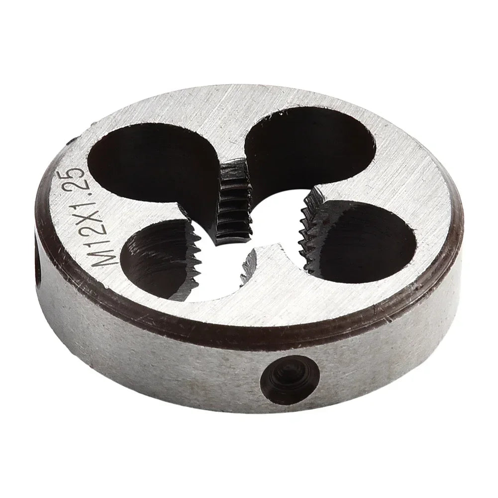 10-Piece Metric Thread Die Set M6–M12 | Metal Threading Tools Thread Die Set Axl
