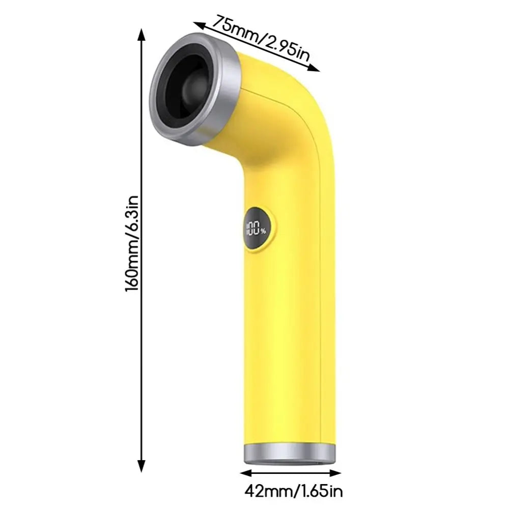 Bladeless Handheld Fan | 3000mAh USB-C, Curved, Digital Screen Handheld Bladeless Fan Axl