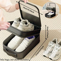 Travel Shoe Bag – 3-Pair Dustproof & Breathable Storage Travel Shoe Bag Axl Black-1PC