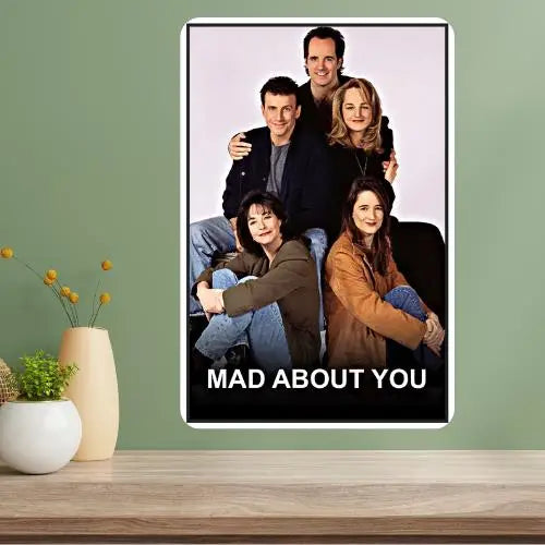 Mad About You Classic TV Show Metal Poster Sign | Retro Wall Art Metal Wall Sign Axl aluminum sign aluminum 14x20cm