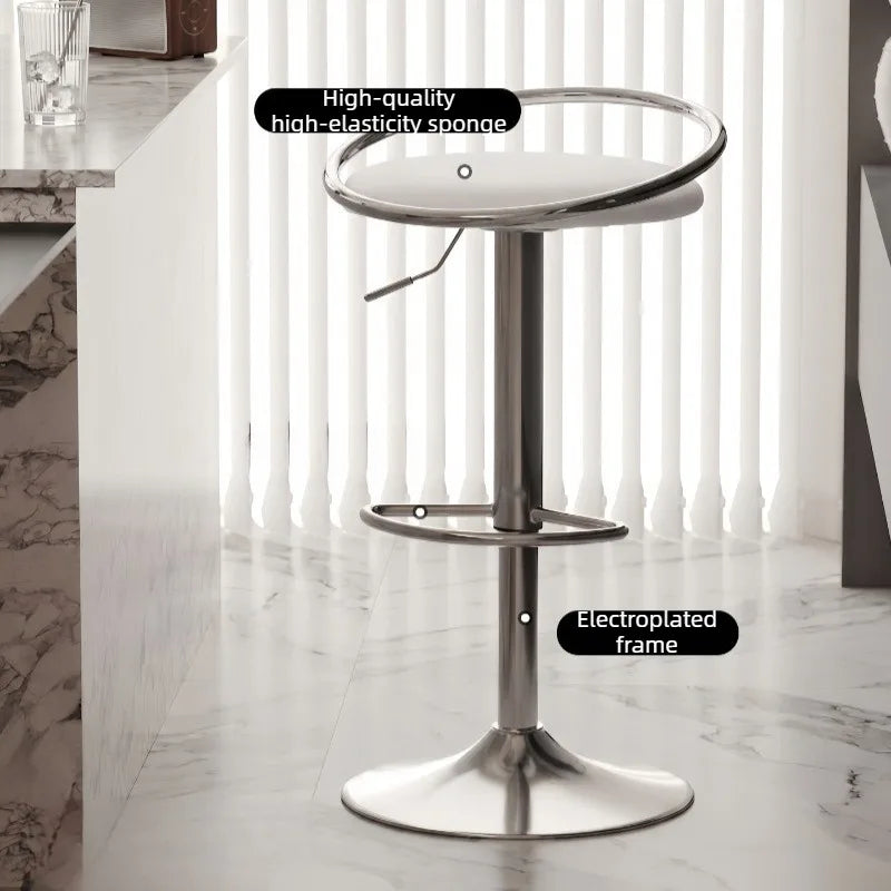 Adjustable Swivel Barstool – Modern Luxury Kitchen Island Chair Adjustable Bar Stool Axl