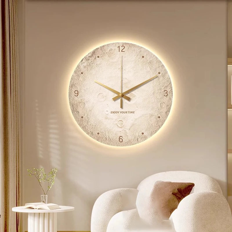 Luminous 60cm Nordic Wall Clock – Modern Luxury Home Decor Decorative Wall Clock Axl