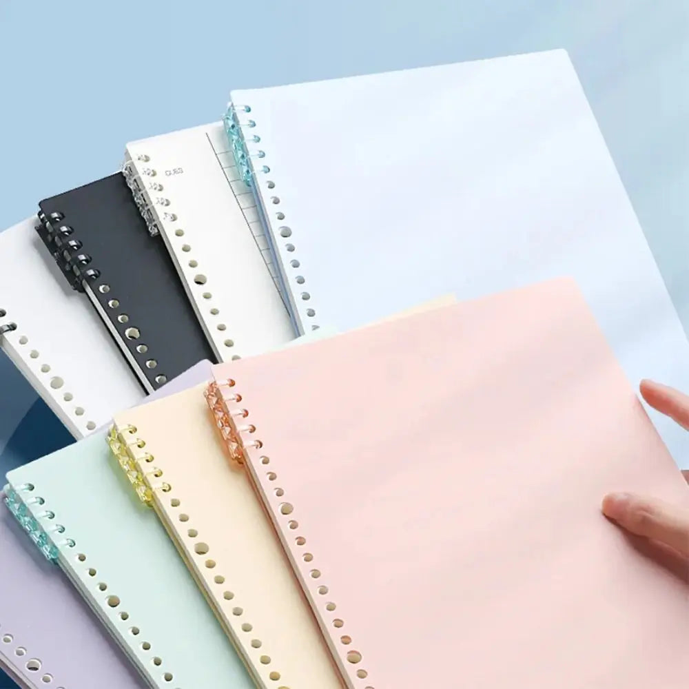 4-Pack Transparent Loose-Leaf Book Covers A4 A5 B5 – PP DIY Loose-Leaf Book Cover Axl