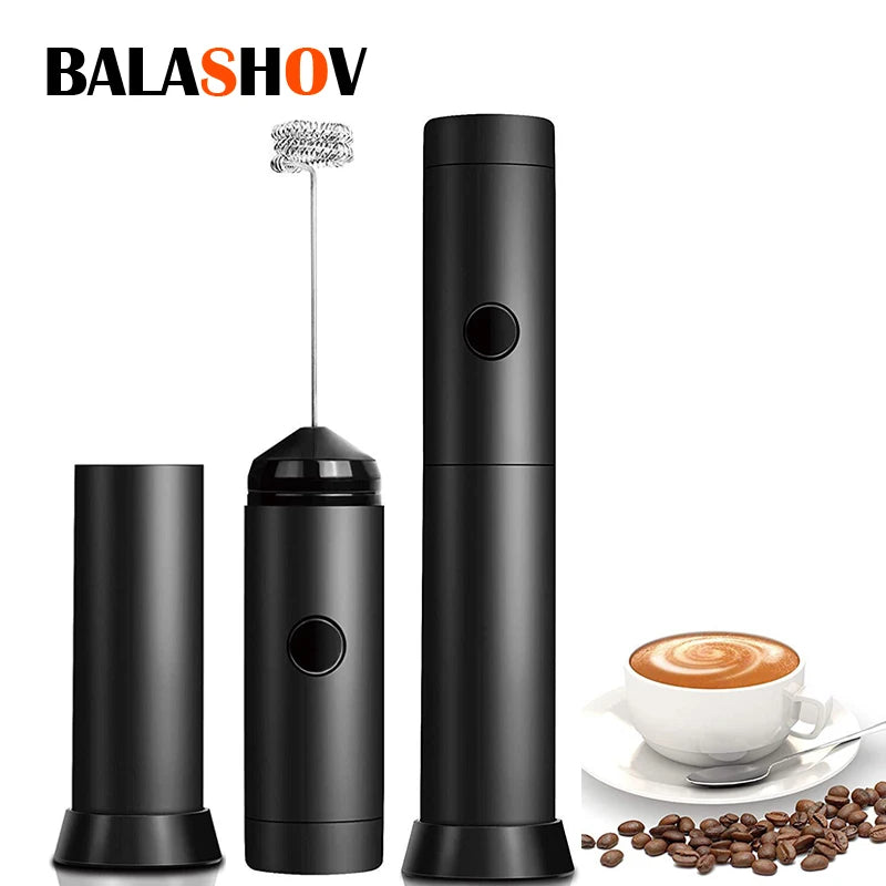 BALASHOV Double Spring Electric Milk Frother – 12000 RPM Electric Milk Frother Axl