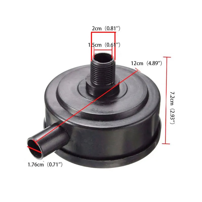 Air Inlet Filter Muffler 1/2" Male NPT – Compressor Pump Compressor Filter Muffler Axl