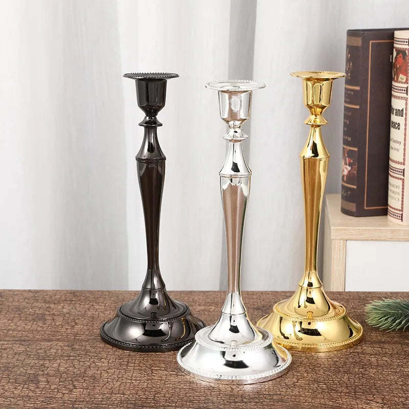 Modern Elegant Candlestick Holder – Vintage Luxury Home Decor Candlestick Holder Axl