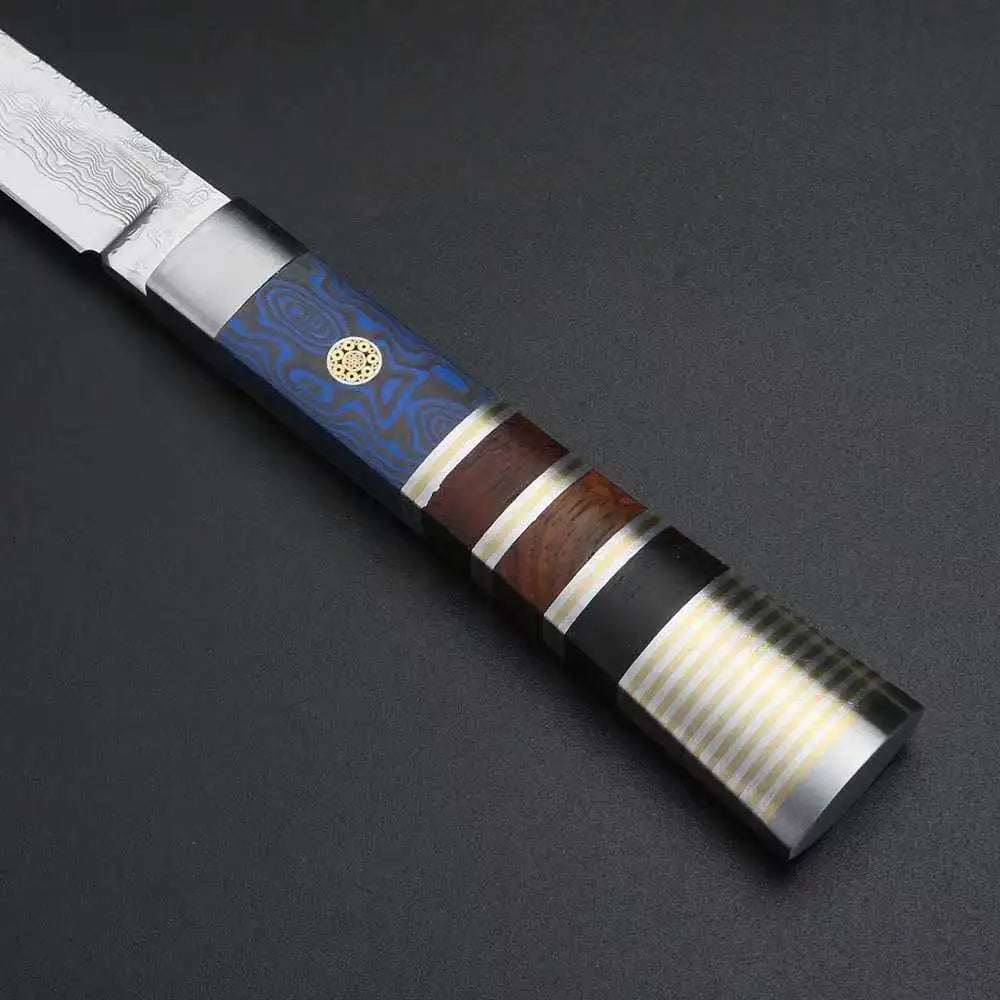 Damascus Steel Boning Knife – Sharp 12.5" Kitchen Cutting Knife Damascus Kitchen Knife Axl