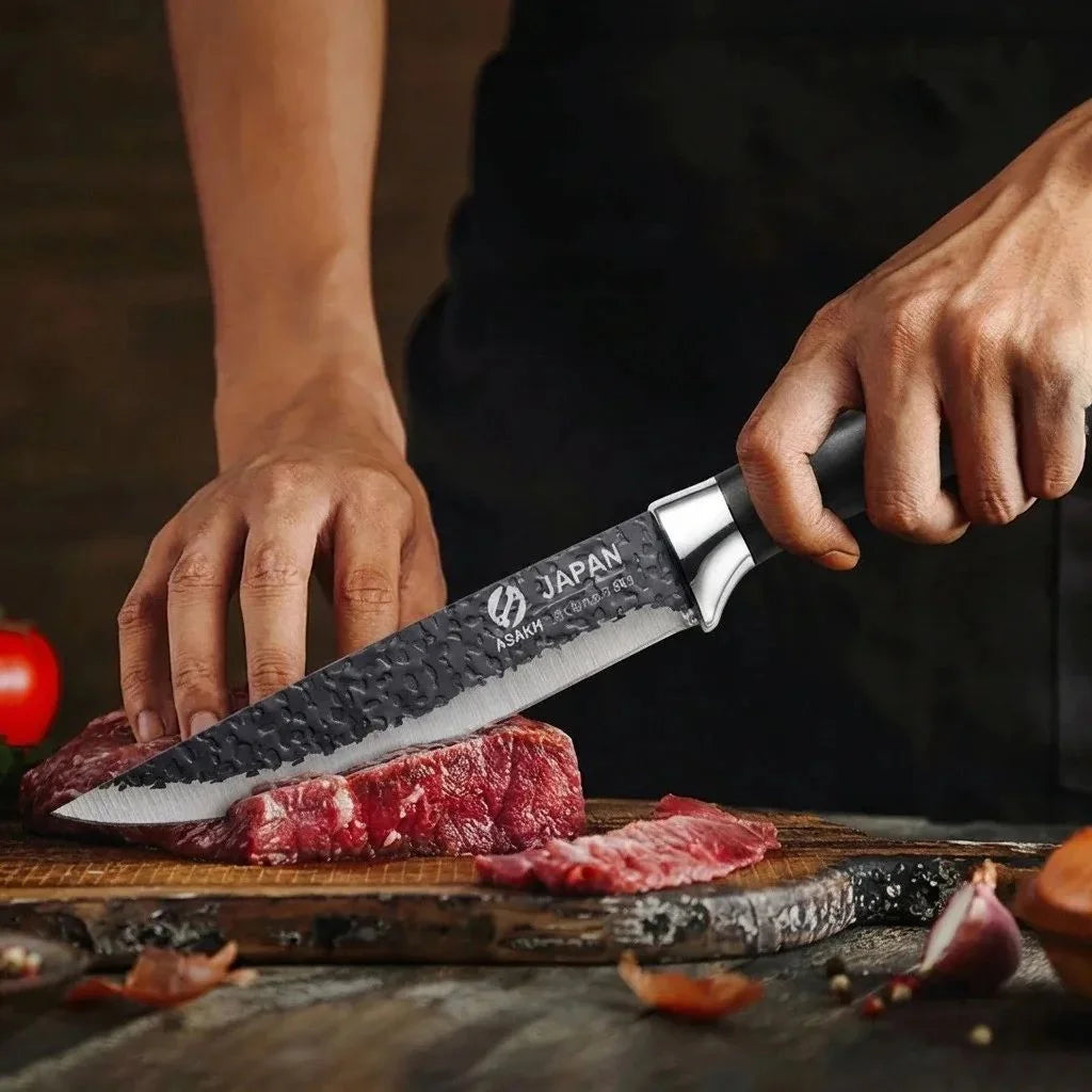 Japanese Stainless Steel Filleting Knife – Nonslip Handle Filleting Knife Axl